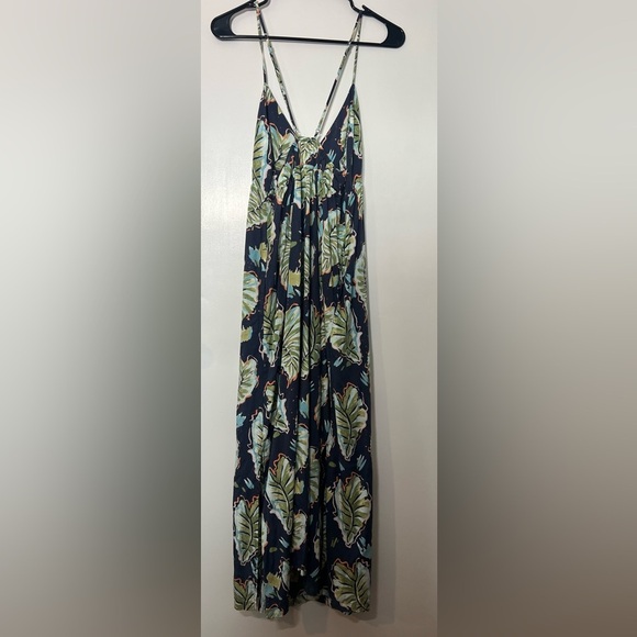 Pataloha Blue and Black Sleeveless Maxi Sundress - Picture 4 of 5